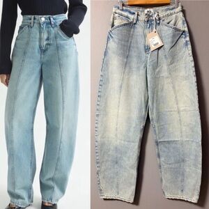 NWT DALA Lido Flatseam Barrel Jean In Canyon. Size 26.